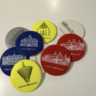 Porvoo Borgå Heijastava rintanappi