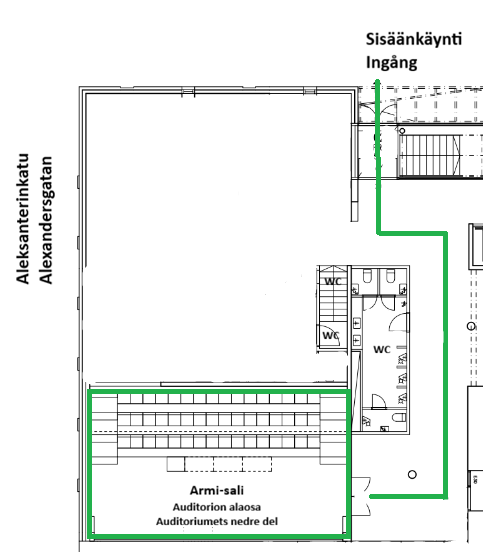 POMO-husets Armi-salen (privatpersoner) kl. 2